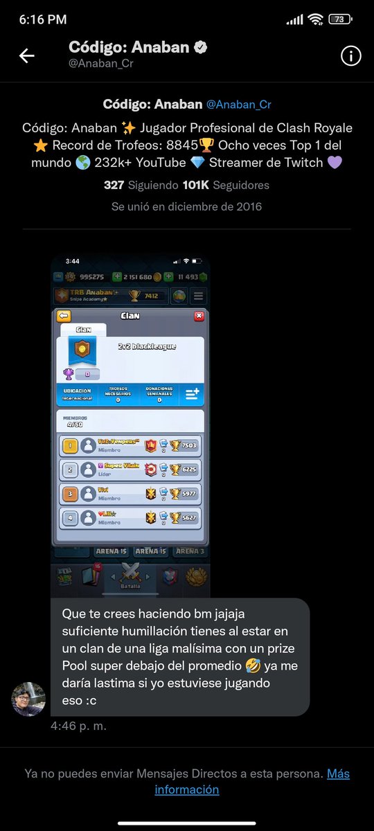 Lo juego por diversión, que te tomes muy apecho una partida es muy tu problema, hay que se ser retrasado para enviar ese tipo de comentarios y luego bloquear, en fin menudo retrasado.