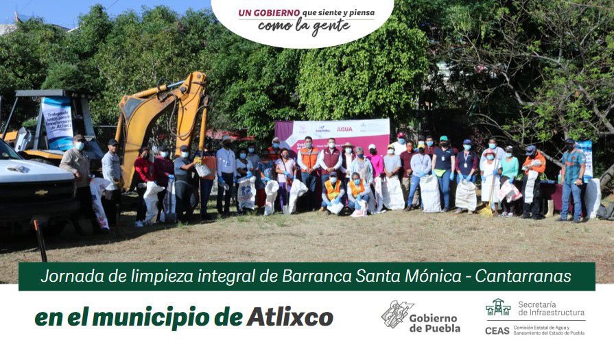 sergioGOQE's tweet photo. #ENTERATE  Durante el arranque de las Jornadas de limpieza integral de barrancas, personal de @PcAtlixco se suma a los esfuerzos de @CeasPueOficial y @SOAPAMA para mantener nuestros ríos y barrancas limpias #Atlixco #ServirParaTrasformar https://t.co/OLu5DorBbu