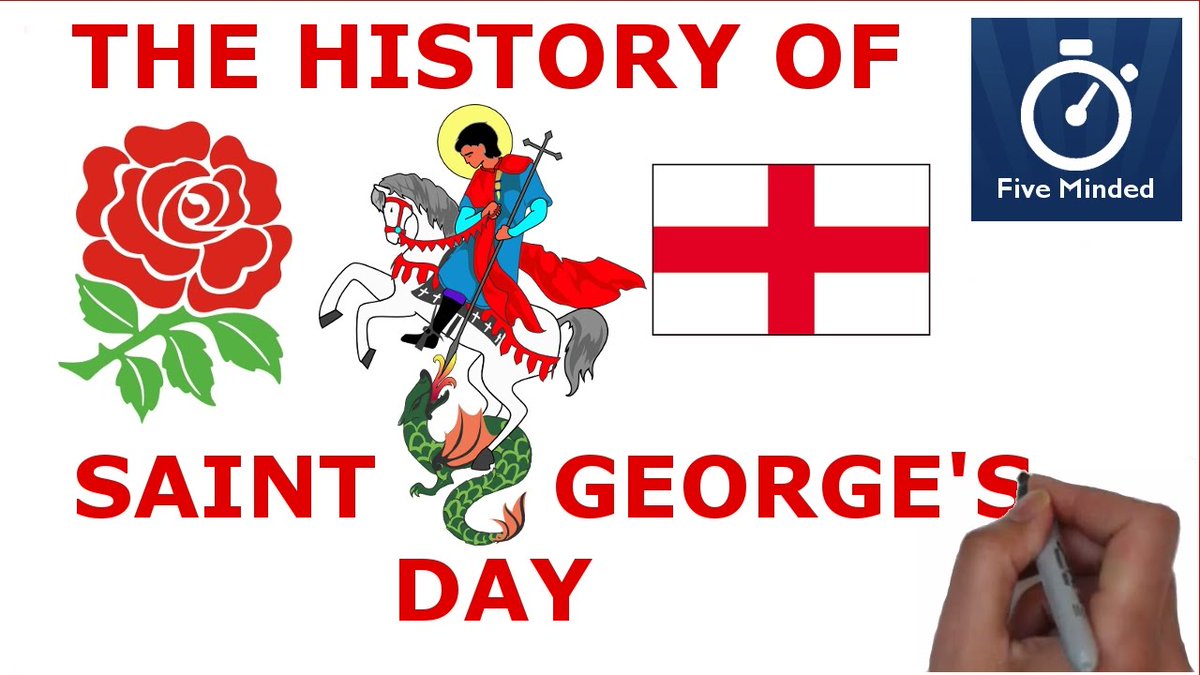 fiveminded's tweet image. Happy Saint George's Day, here's a little history video 👉 
🎦youtu.be/iLjyPqYfZxQ
#saintGeorge #History