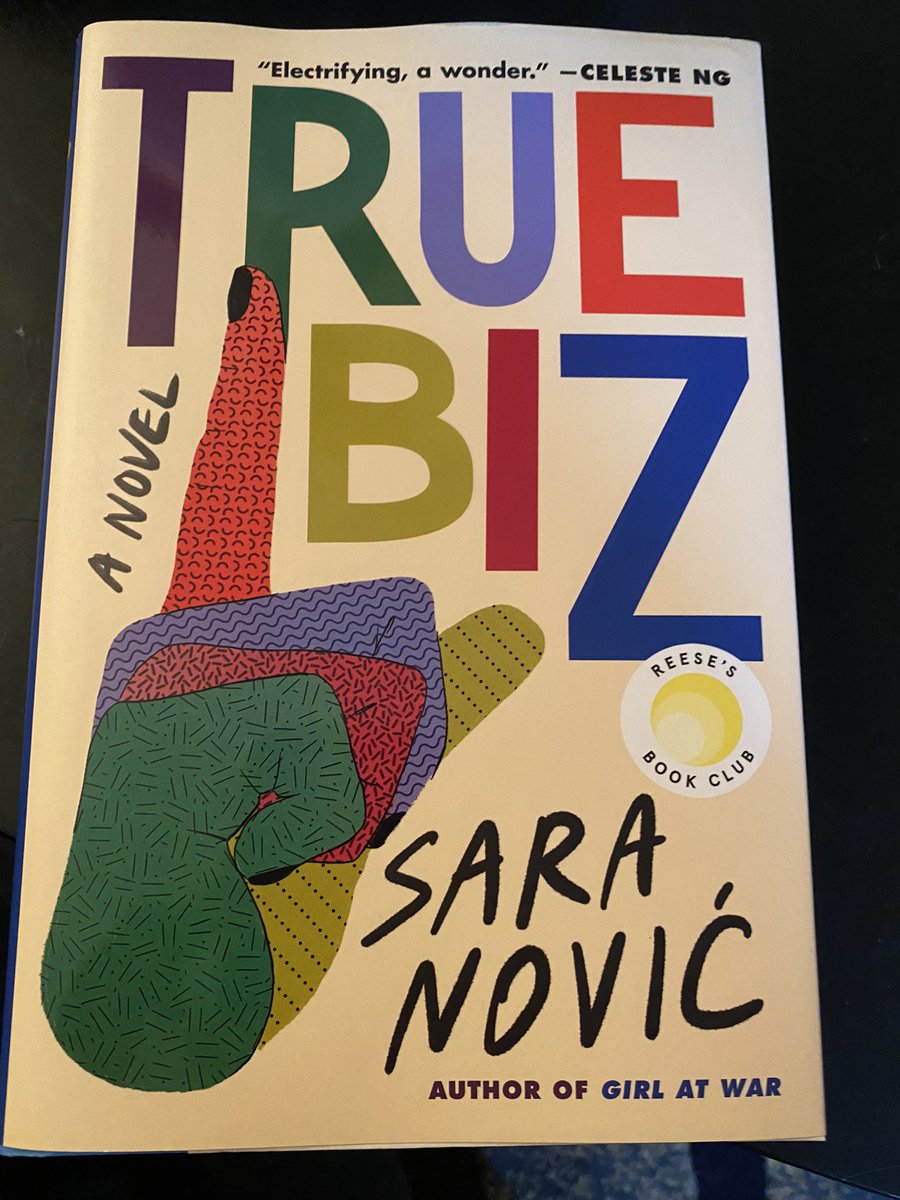 Picked up @NovicSara’s TRUE BIZ today! Can’t wait to read it. #DeafStories #TrueBiz