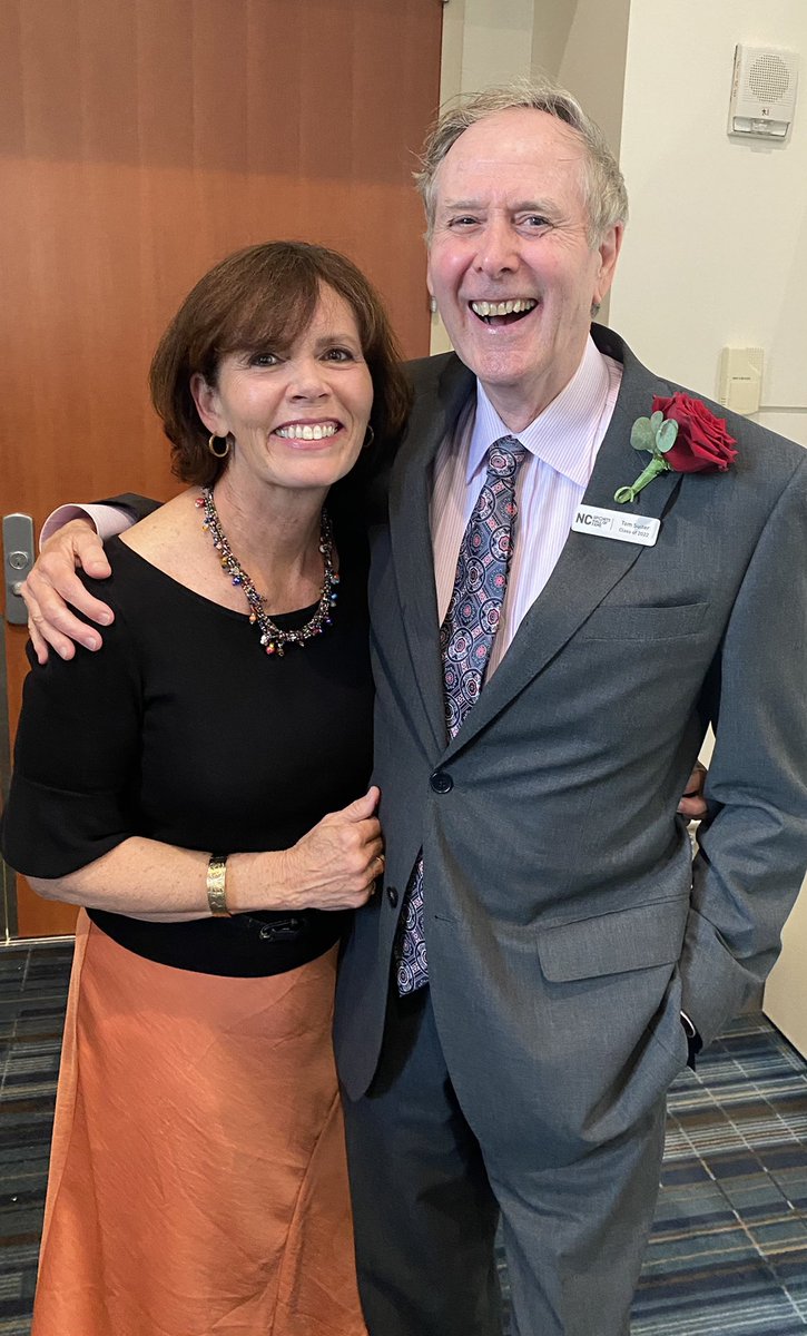 There are some people who leave an indelible mark on your life. Tom Suiter is one of those people. So excited to watch him get inducted into the @NCSHOF #legend