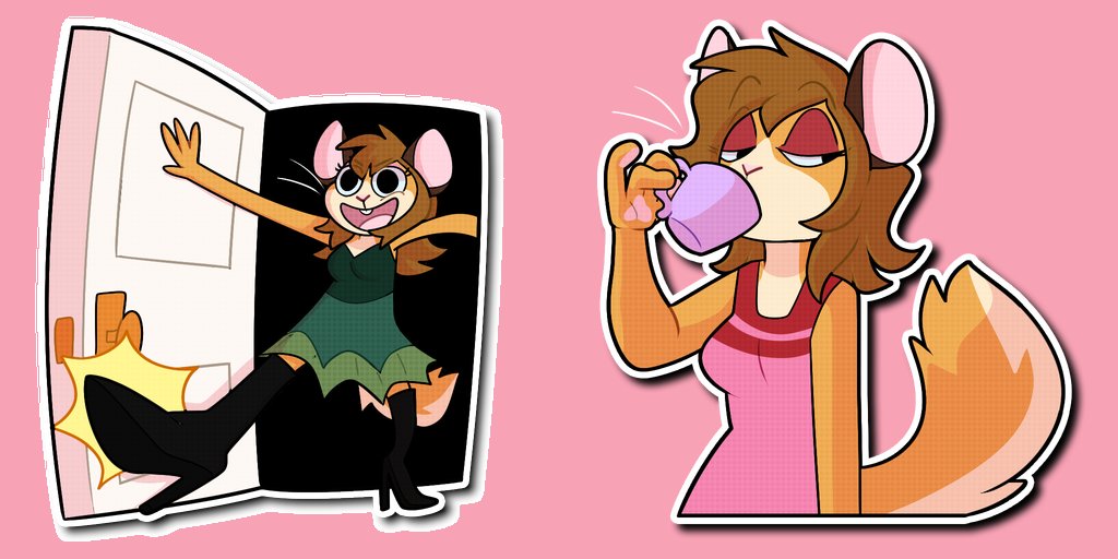Benjadumb's tweet photo. Ever wanted to express being a cheeky little devil? Punctuate some shade? Show people what a chaos demon you are?

WELL, I HAVE STICKERS NOW, by @cinnamonsp0ts!

If these speak to you, feel free to add them at https://t.co/aJ8po9HutS!

And feel free to tell me if you do! :D https://t.co/6cGZm7yZGb