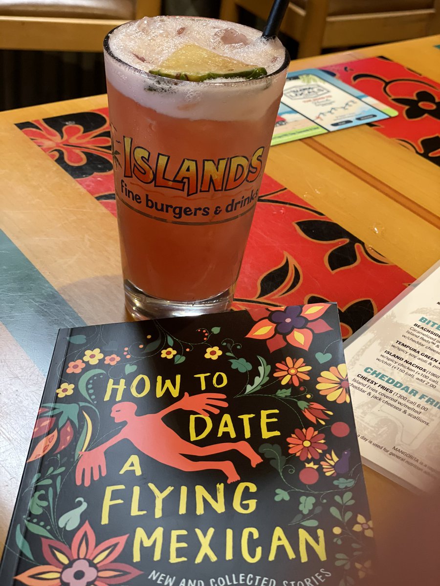 DrNateRodriguez's tweet photo. Cheers to my self-care Friday moment! Happy hour with a book and a Mai Tai !!! #HowToDateAFlyingMexican @olivasdan https://t.co/73GZ48ALim