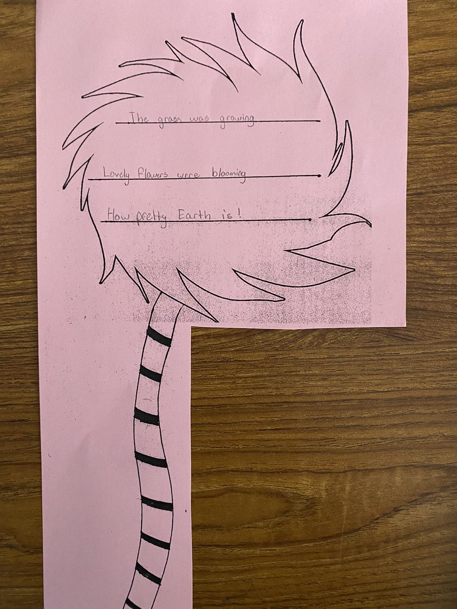 Mrs_Seibert's tweet photo. Celebrating Earth Day by reading “The Lorax” and writing haikus to connect to our poetry unit! 🌎🌲🌳🍃🌍 #wearechesternj https://t.co/cyPVDXpu1D