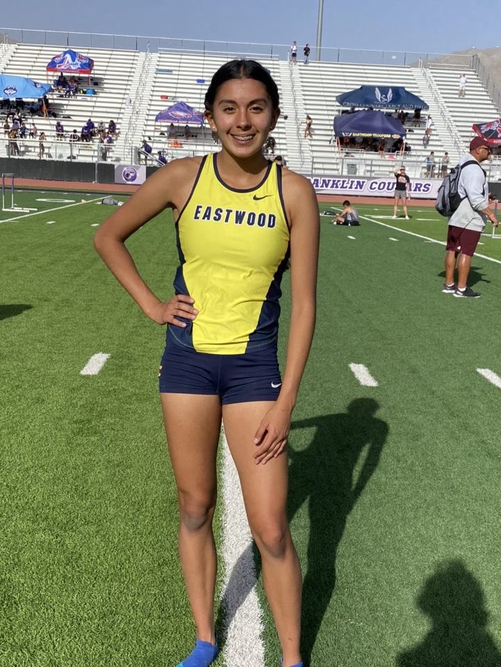 EastwoodTrack's tweet photo. Congratulations to Gio Zubia who earned the bronze medal 🥉 and qualified to Regionals in the 6A Area meet! https://t.co/sXxUxLOtGw