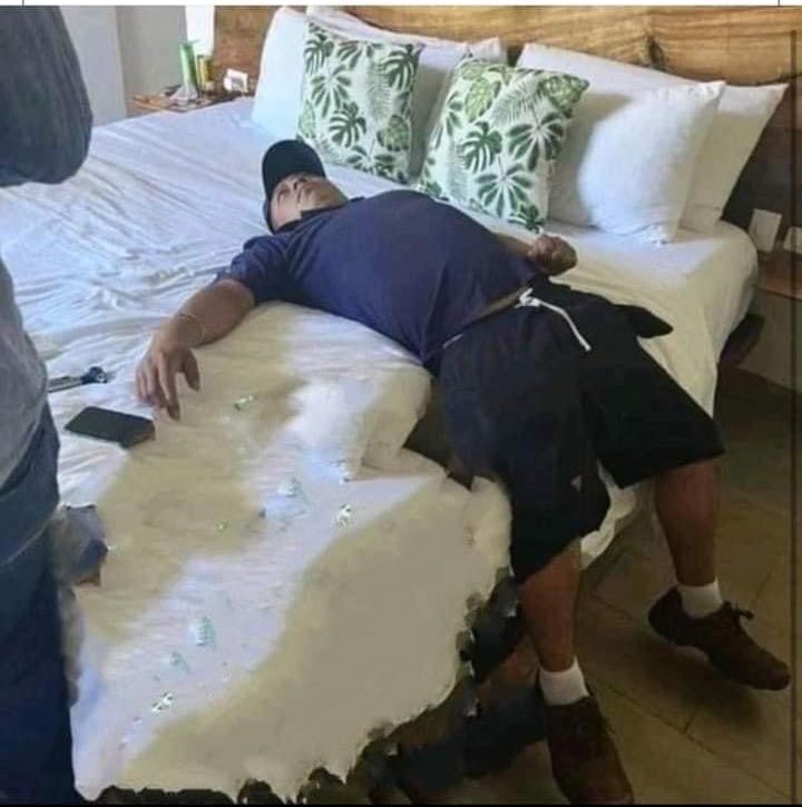 SoyBvip's tweet photo. Mi mamá: Quien se comió el pan con veneno que dejé para la rata

Yo en mi cuarto bien tiesto: https://t.co/DR7d9Yb8uc