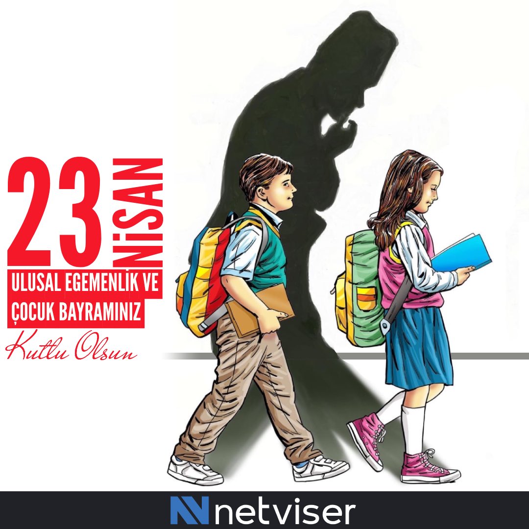 NetviserBilisim's tweet photo. 23 Nisan Ulusal Egemelik ve Çocuk Bayramı kutlu olsun! 🇹🇷

#23nisan #23NisanKutluOlsun https://t.co/GsS6RErpC8