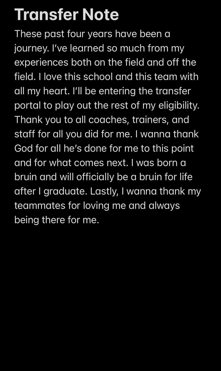 BiG_EZ7's tweet photo. I’ve decided to enter my name into the transfer portal. I’m excited for the next chapter. My recruitment is now back open! https://t.co/41HU5TgZRP