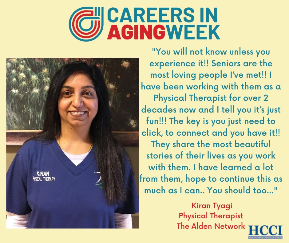 HCC_IL's tweet photo. Many elderly residents who live in skilled nursing facilities have limited mobility or difficulty speaking or swallowing. That's where physical and speech therapists come in! We are honored to introduce you to a few incredible therapists from @thealdennetwork. 
#careersinaging https://t.co/VRkaYtQ1XD