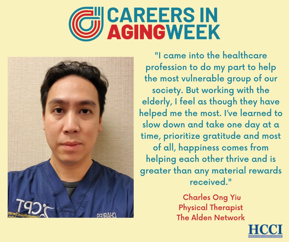HCC_IL's tweet photo. Many elderly residents who live in skilled nursing facilities have limited mobility or difficulty speaking or swallowing. That's where physical and speech therapists come in! We are honored to introduce you to a few incredible therapists from @thealdennetwork. 
#careersinaging https://t.co/VRkaYtQ1XD