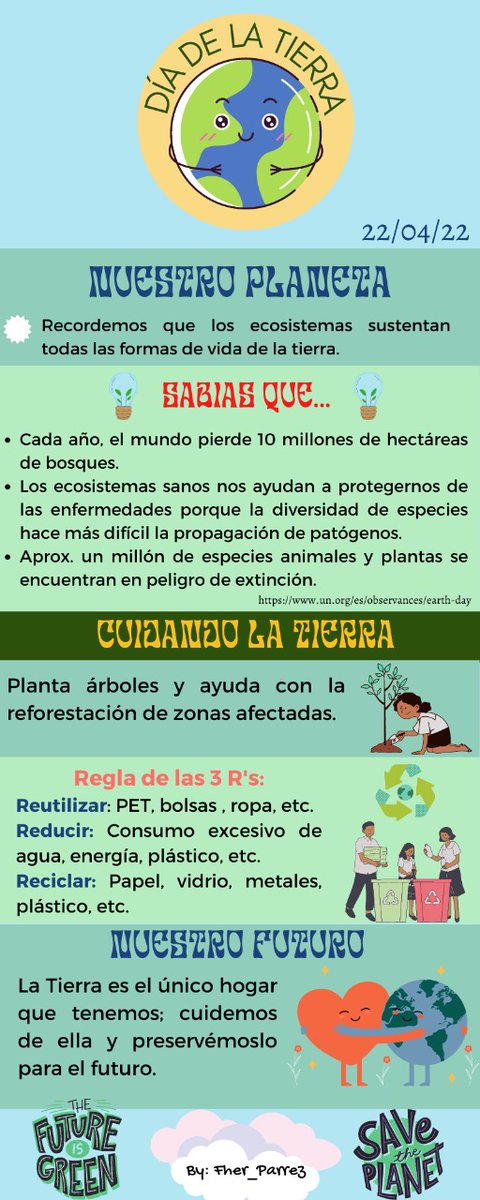 FParrez's tweet photo. #DiaDeLaTierra 💞 #Cuidémonostodos🌱 #cuidaelplaneta 🍃 https://t.co/4QhLc0IjZL