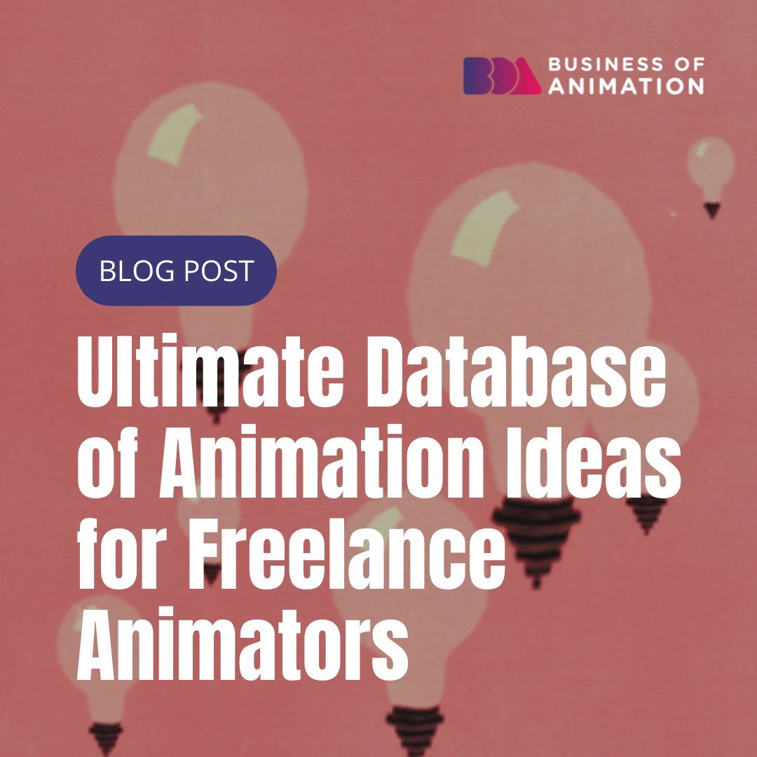 animationbiz's tweet photo. Want to delve into the various animation ideas for freelancers to offer their animation clients?
Check out our fresh blog "Ultimate Database of Animation Ideas for Freelance Animators" now! Link in bio.
#AnimationIdea #AnimationIdeas #AnimationTips #AnimationProject https://t.co/2LwQn84k3L