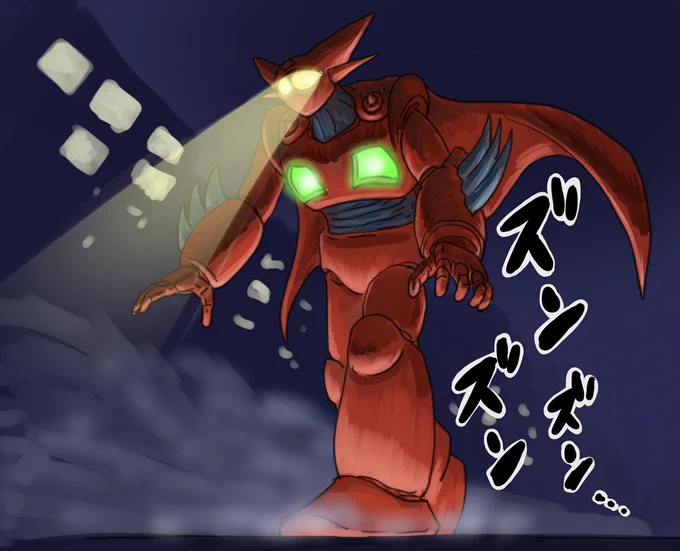 鉄人でも勝てそうにないロボ描きました 
