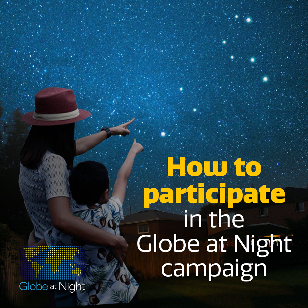 From 22 April - 1 May 2022, help raise public awareness of the impact of #lightpollution by measuring the #nightsky brightness in your area with #GlobeAtNight using a computer, tablet, or smartphone. globeatnight.org
 
@NOIRLabAstro #DiscoverTogether #CitizenScience