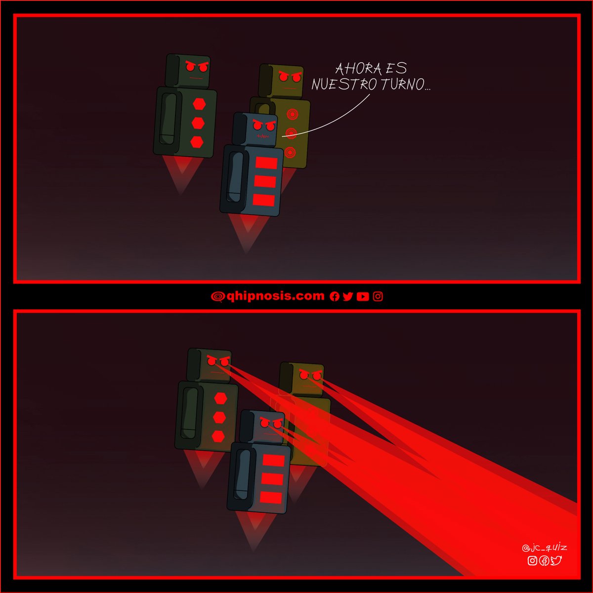 QHipnosis's tweet image. 🤖🤖 Beautiful Freedom 🕊️ #SystemFailure! 🚨 #DarkSystem (Special-Unpublished Edition)

#Robots &amp;amp;+ #Robots! Series 2021

#robotsandmorerobots #digitalillustration #comics #comicart #webcomics #webcomicstrip #nftartists #nftcollectors #nftcommunity #trips qhipnosis.com
