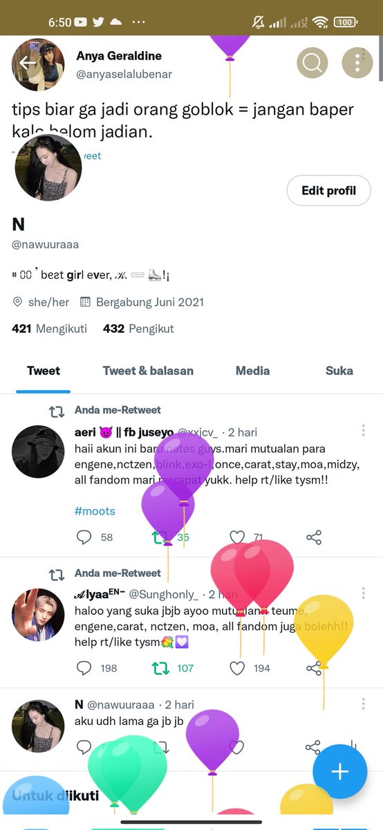 yslchomyn's tweet photo. woyy akhirnya ada balon² lucuuuu https://t.co/rfVpaRwJ6i