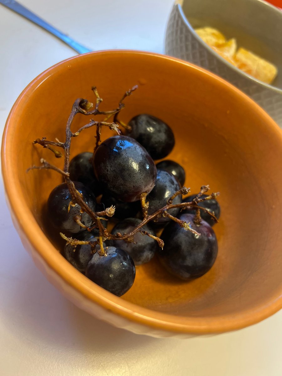 Green, red or purple grapes… I always avoided purple assuming they were seeded. That was a mistake. New favorite.