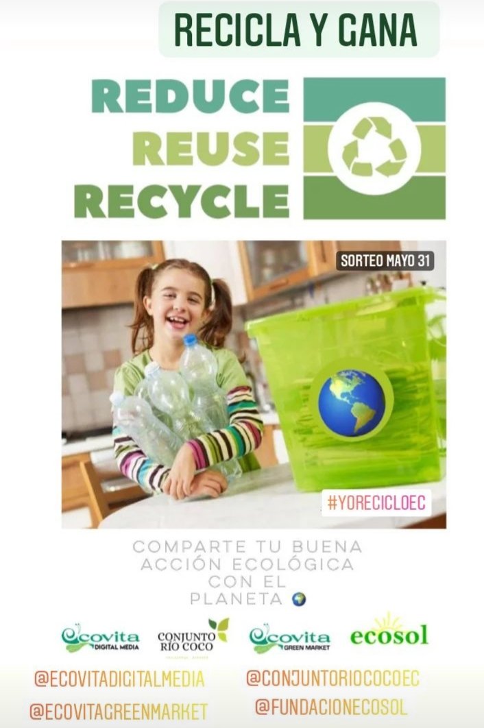 ECOVITAGROUP's tweet photo. Comparte tu acción verde por el Planeta 🌍 y GANA #YoRecicloEC 
Nomina a tu amigo/a 

Feliz #DiaDeLaTierra https://t.co/KAQG7slsj7