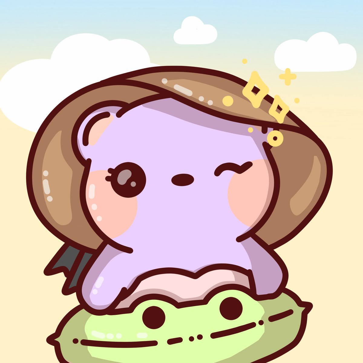 ADA Froggies x Space Squirrels
#cnftgiveaway
To celebrate ADA Froggies cube teaser drop and Earth Day, we are giving away 1 adorable ADA Froggie! 

To enter:
🌼Join both discords
1. discord.gg/MNhtNRgeea
2. discord.gg/qw5zbd35K7
🌼Like &amp; RT
🌼Tag 2 friends