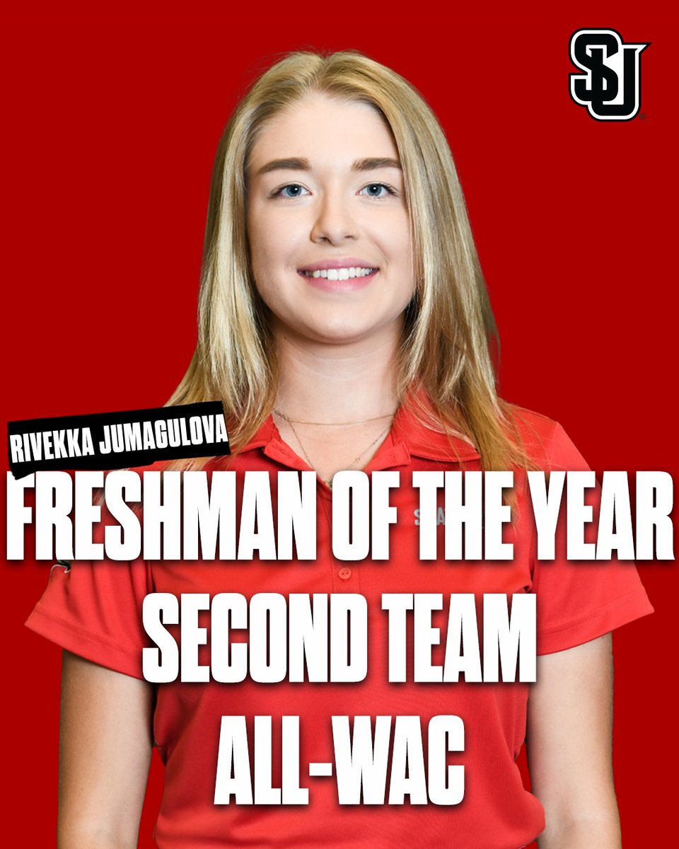 SeattleUGolf's tweet photo. Three Redhawks named to All-WAC with Jumagulova taking WAC Freshman of the Year. 

📰:https://t.co/HlIaKKodU3 https://t.co/Ken4OqGVIF