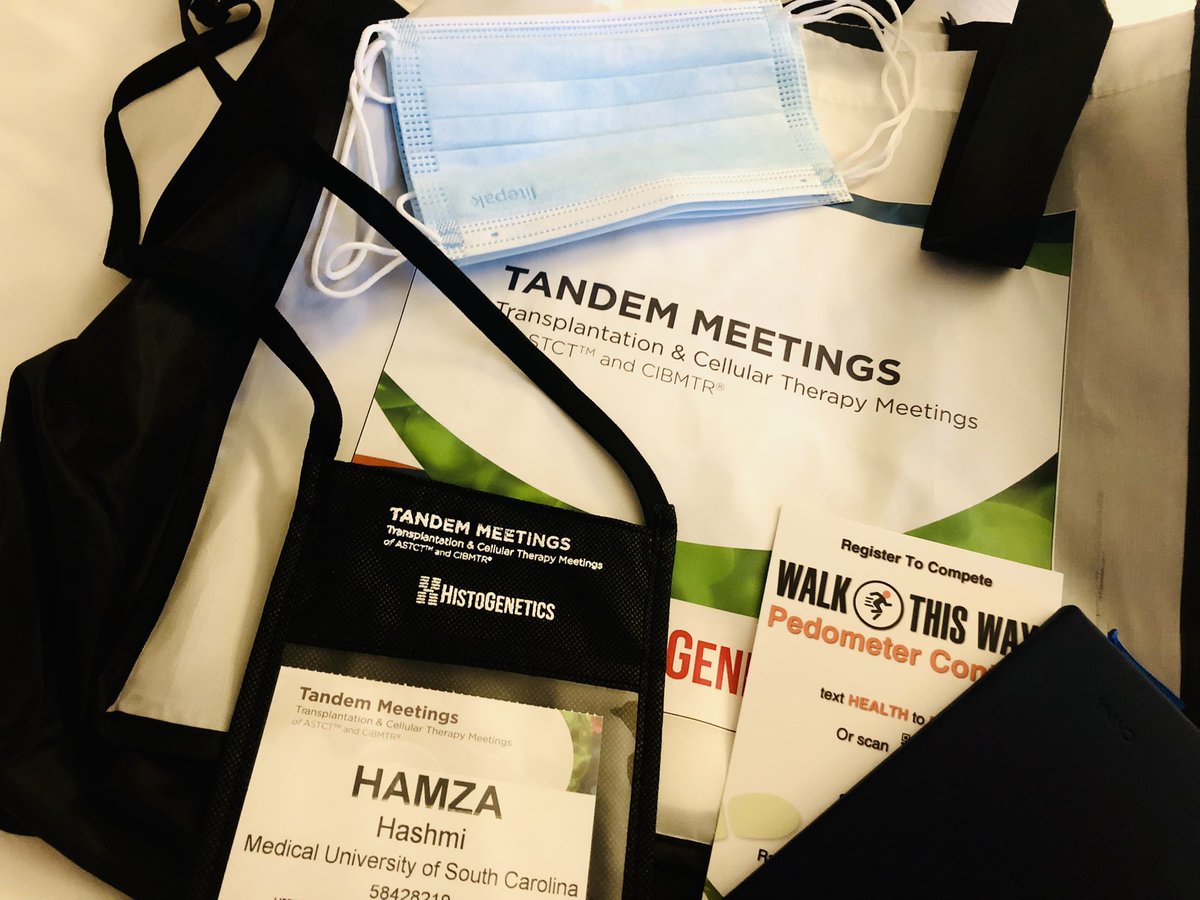 Registration, masks, badge, 6 posters (🙏👍🎊 my superstar pharmacy team) and 4 CIBMTR proposals up for voting (🙏 mentors and collaborators). 
I am ready for my favorite meeting of the year! <a href="/ASTCT/">ASTCT</a> <a href="/CIBMTR/">CIBMTR</a> #Tandem22 <a href="/muschollings/">MUSC Hollings Cancer Center</a> <a href="/thisisJamesD/">James Davis, PharmD, BCOP</a> <a href="/MaryMcGann17/">Mary McGann</a> @KGaffneyPharmD