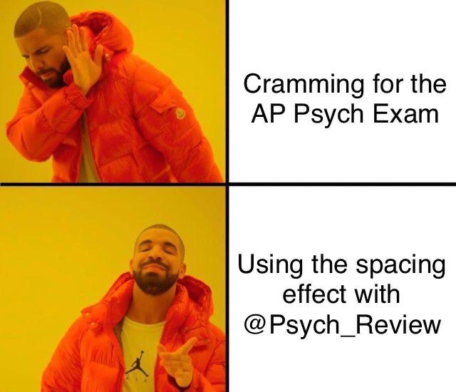 Psych_Review's tweet photo. The spacing effect is the observation that repetitions spaced in time tend to produce stronger memories than repetitions massed closer together in time. https://t.co/phliEFVayD