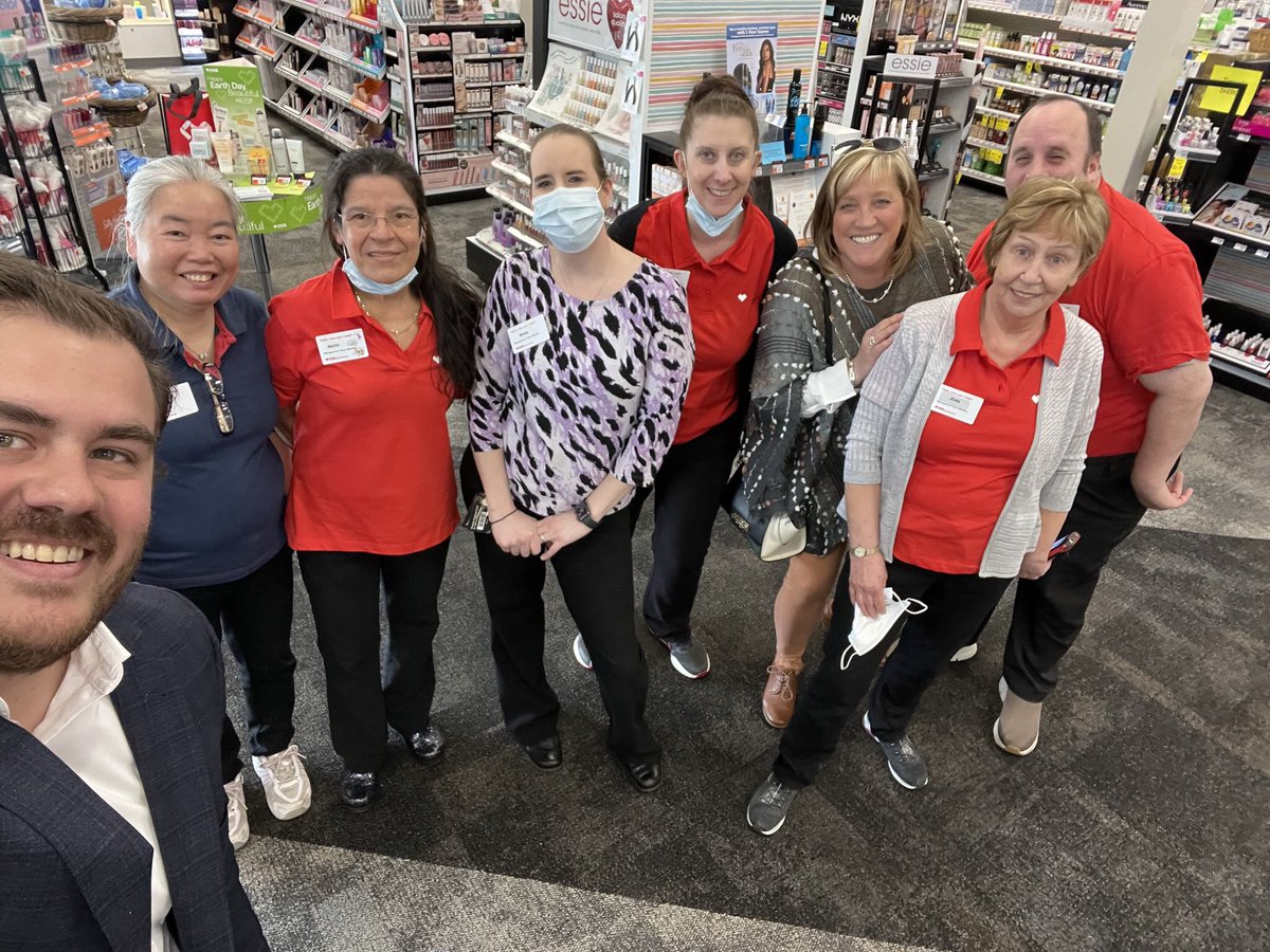 What a great crew in the CVS Wellesley Mass. Nicole SM and team running a top notch location - PERFECT store!!!!!