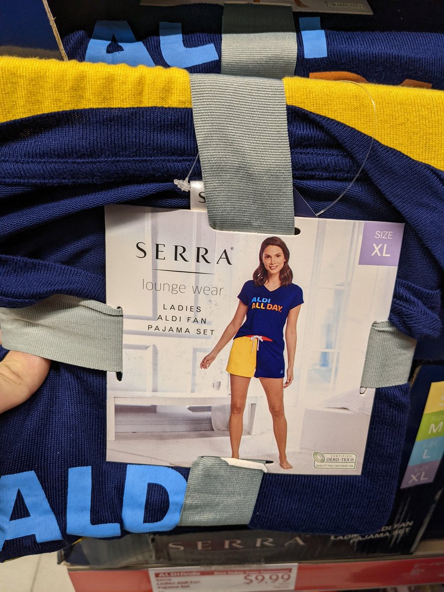 WedgeLIVE's tweet photo. Consumer alert: your neighborhood Aldi store has moved their apparel section over one aisle in case you were looking for the pajamas. https://t.co/pNKOHlDVxr