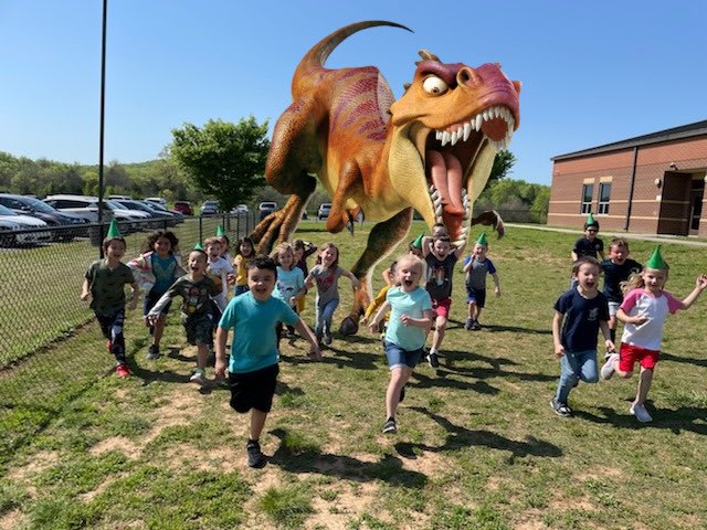 Alphabet countdown started this week and today was letter Dd! We had activities surrounding dinosaurs and even got a pet dinosaur for the day! Also, look at the dinosaur we saw at recess! <a href="/goostreek/">kellye goostree</a> <a href="/BCE_Bucks/">Brown's Chapel Elem</a>