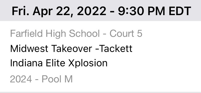 INEliteXplosion's tweet photo. Be there tonight at Fairfield Freshman School👇🏼 https://t.co/QlHesakVDL