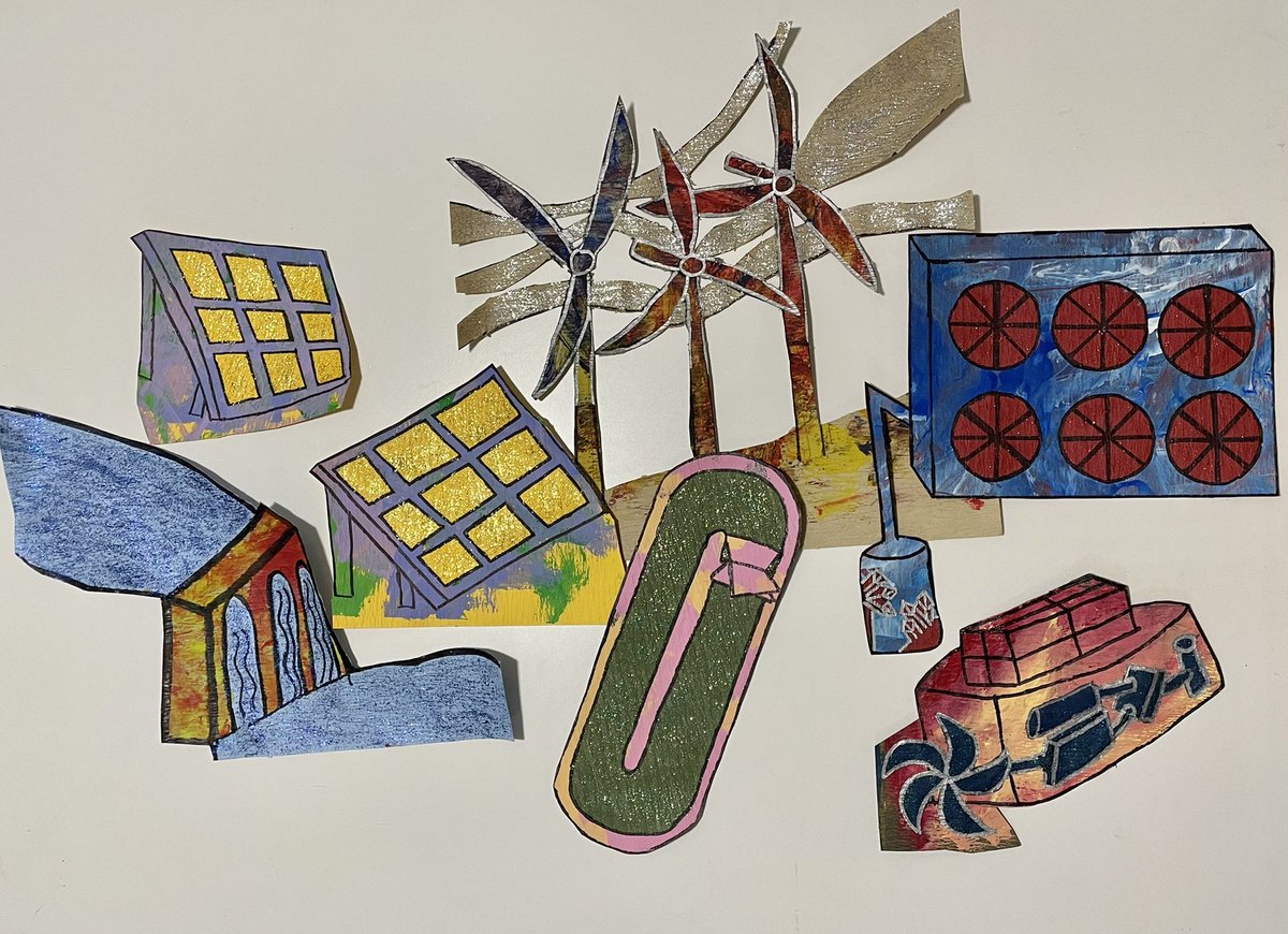devinnl's tweet photo. Happy #EarthDay2022 Below is “The Future We Built,” something - believe it or not - my toddlers and I created. @ENERGY asked for art from DOE families. I can’t wait to bring it to the Office. https://t.co/56vReCz1T0