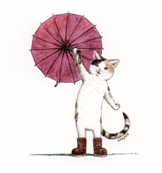 『雨あがる☂️☀️』

さっきまでぽつぽつしてたけど。
いつのまにか日が差して。
これはもういらないや。

水彩/80×80mm
#猫   #イラスト  #水彩 