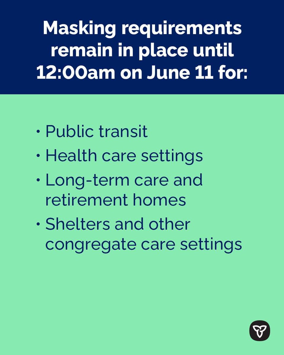 BUSBELLEVILLE's tweet photo. The province has extended the mask requirements for public transit until June 11.  Our passengers are reminded masks are required to ride, and must remain covering mouth and nose for the entire time. https://t.co/ahbAjj8VOW