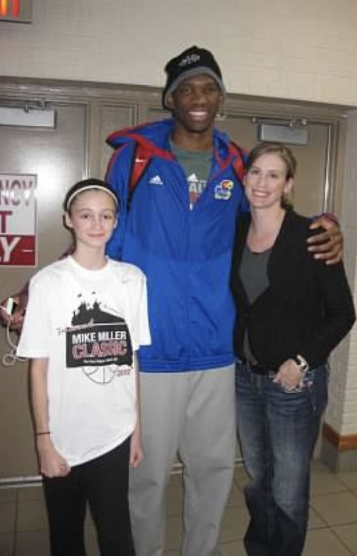 LyleHaring's tweet photo. @JoelEmbiid Dec. 2012 at the World's Only Corn Palace, Mitchell, SD.  What an awesome memory! https://t.co/uaWNAIhTPS