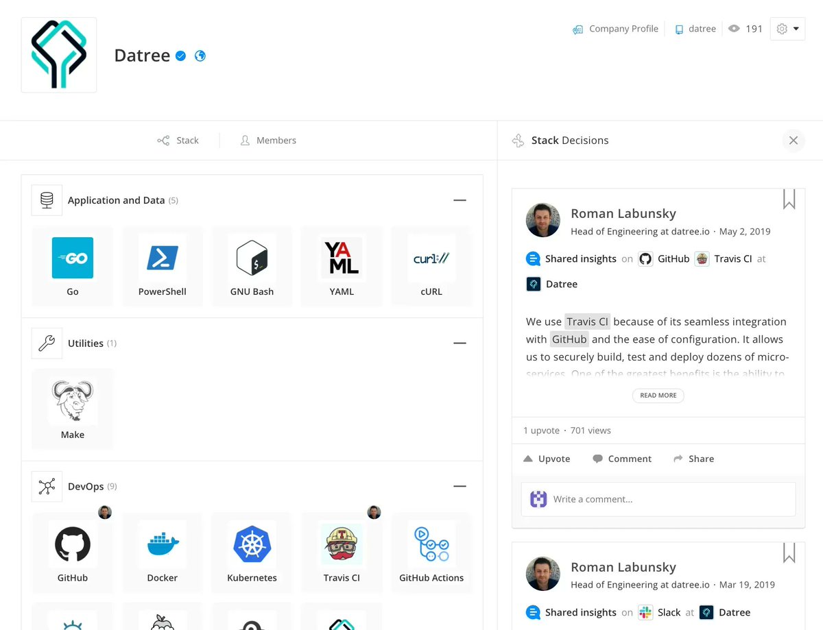 StackShare tweet media