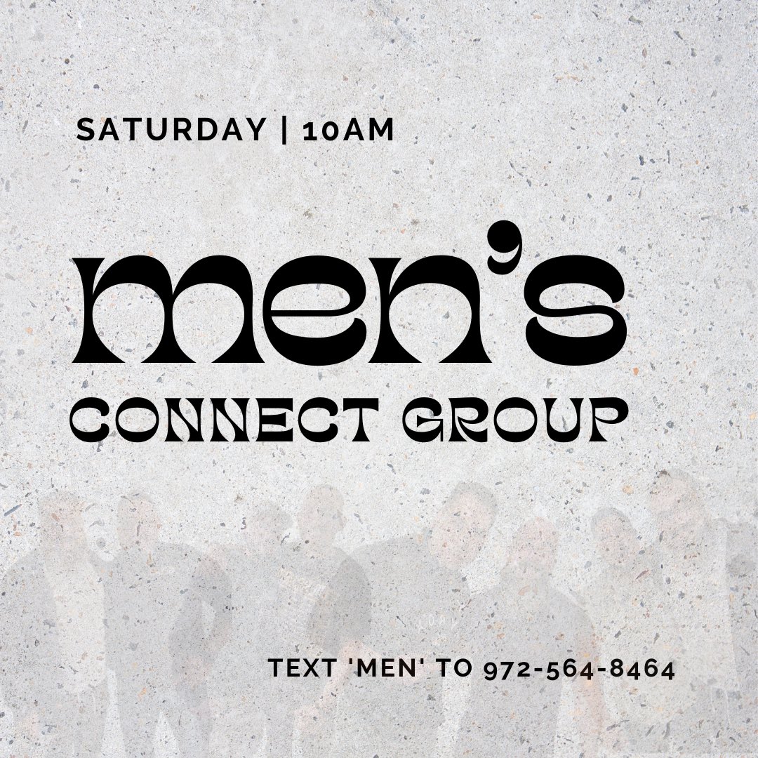 mynewdaychurch's tweet photo. Back in the Cliff! Tomorrow
Mens Connect Group | 10AM
Text βMENβ to 972-564-8464 for more details.
#men #community #brotherhood #connectgroups #ndc https://t.co/Pyn7QZGyDL