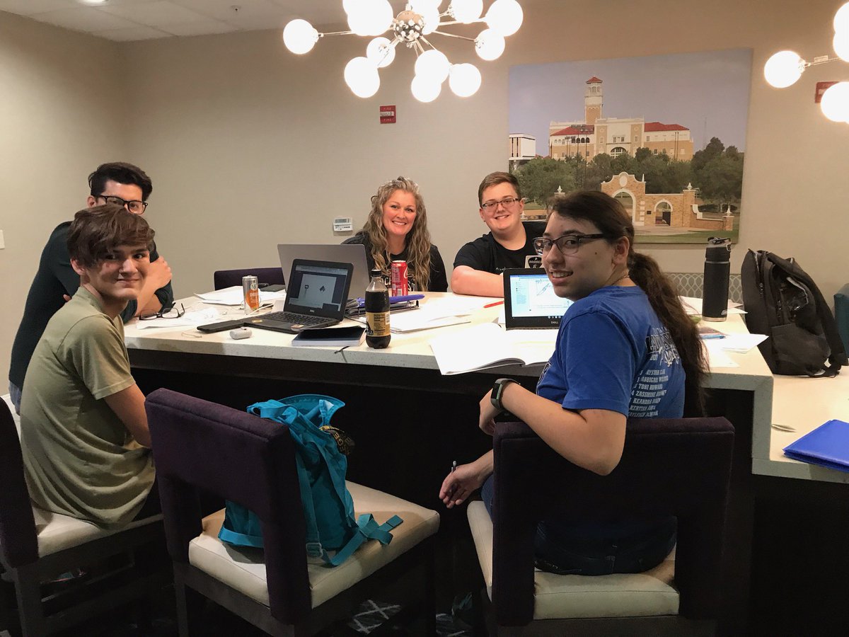 CentennialUIL's tweet photo. Ready writers and interp speakers are competing now.  The rest of the gang are getting ready for tomorrow.  @BurlesonISD @CHSSpartans https://t.co/BUT9kYUa7r