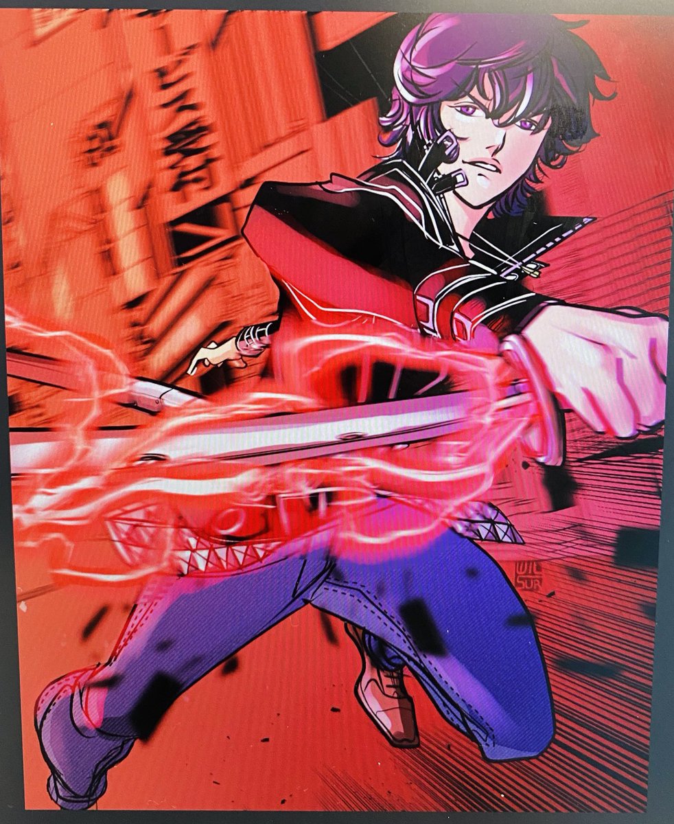 _wilsur's tweet photo. Art for @DarrelJDelfin of Kazuma Arashiba from the fantastic anime, ‘Scar on the Praeter’ …ENG-dubbed by none other than the amazing @DarrelJDelfin!!🔥
.
#ScarOnThePraeter #ProjectScard #anime https://t.co/zP6GCGgTAu