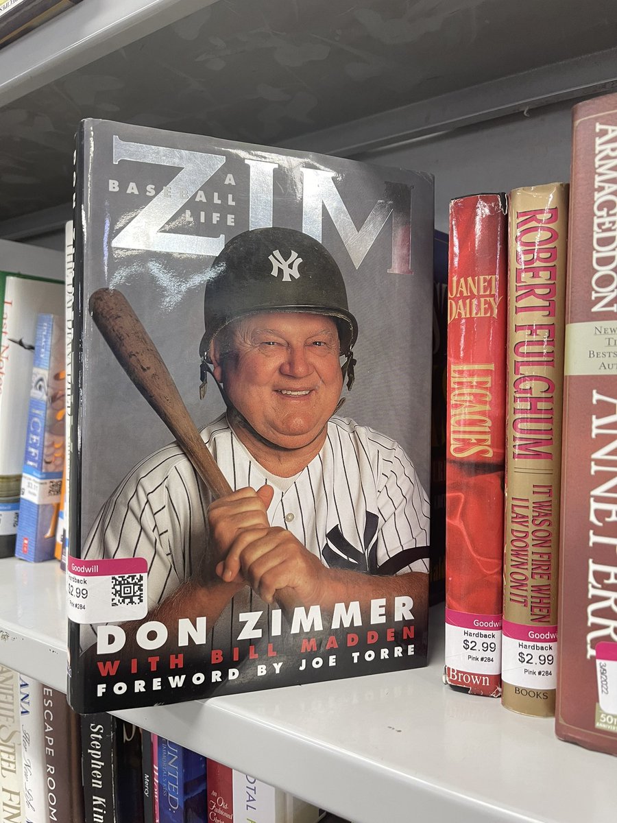 Ares5933's tweet photo. @GeoffLRamsey @GavinFree @andrewpanton @EricBaudour literally did a double take when I saw “Zim” at the local goodwill https://t.co/cK6bKnTygF