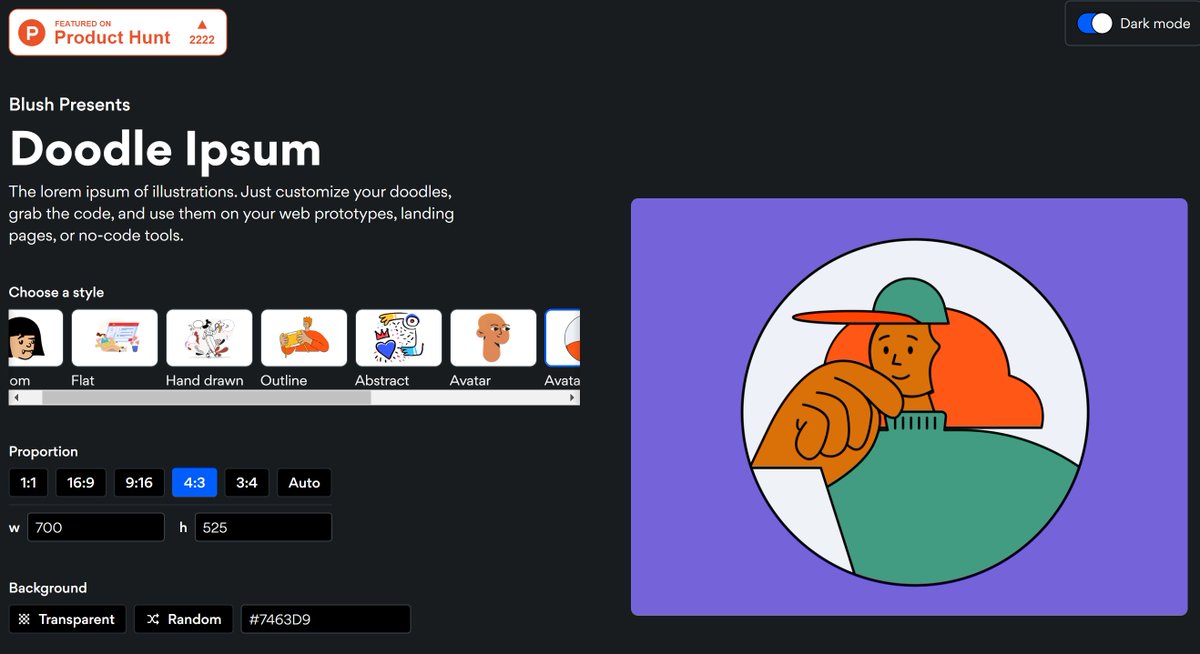 GeoffreyDorne's tweet photo. Wow, cette nuit je découvre « Doodle Ipsum » un site qui vous génère des illustrations « à la mode en ce moment sur le web » → https://t.co/iUQcum6iCQ https://t.co/cOCfkNW9mv