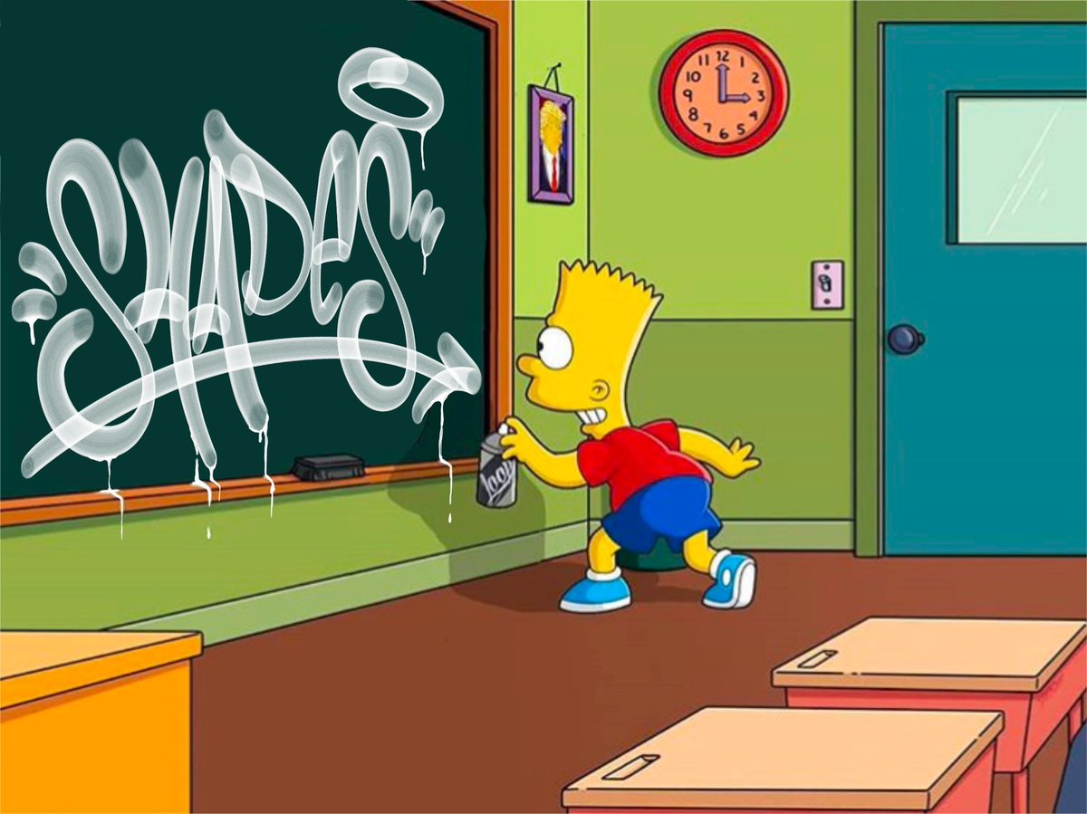 ShadesDet's tweet photo. Yo! ⬛️in🇩🇪
#shadesdet #graffiti #handstyle #detroit #berlin #germany #aerosolart #bartsimpson #detroitGraffiti https://t.co/HQGuaakQXT