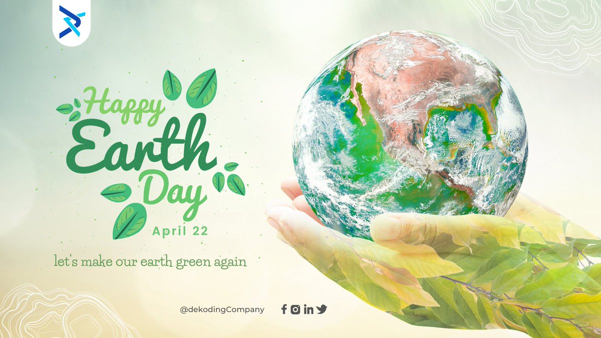 DekodingCompany's tweet photo. #EarthDay2022 
🌎🌱💚♻️ https://t.co/UYZ8qWUHLR