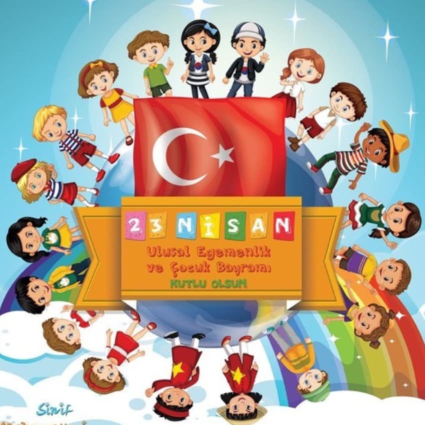 Sevinin küçükler, övünün büyükler, 23 Nisan kutlu olsun...