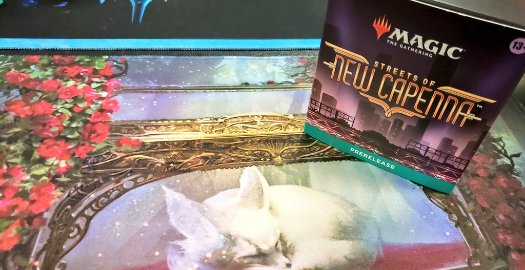Xtayton's tweet photo. Being a nerd tonight. Prerelease at the @BrickHGames new location #MTGCapenna #riveteers https://t.co/FAJ5r11gpV