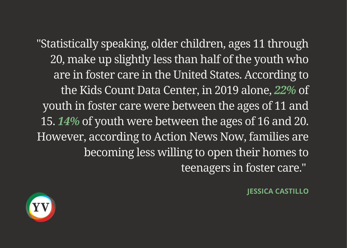 FosteringMC's tweet photo. Older children have a harder time finding #fosterhomes, says Youth Voice writer Jessica Castillo. https://t.co/qNBqcPT2b4 https://t.co/CuCXgXEi9L