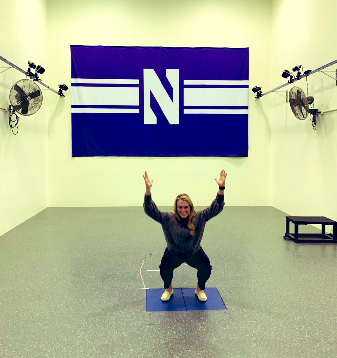 laciemwebb's tweet photo. Great experience this week with @NUSportsMed for the #KevinWilkTravelingFellowship with @johnkippdpt and @Meg_Luczkowski. Enjoyed our time measuring our overhead squats in the Athletic Movement Performance Lab with @CraigGarrison10. Thanks again for hosting us! #GoCats https://t.co/LDwxR65nz1
