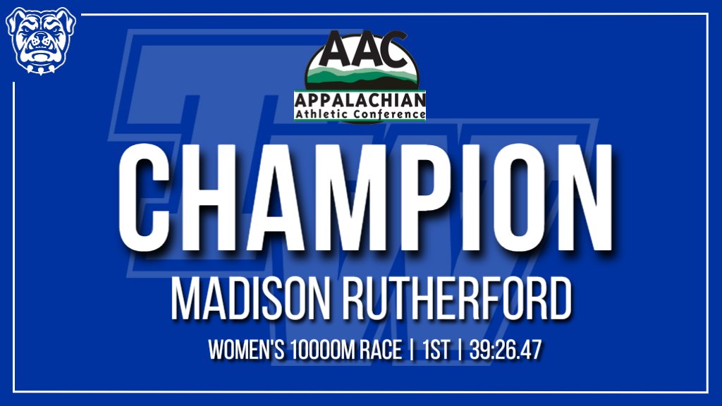 🚨AAC CHAMPION🚨 Congratulations to <a href="/bulldogsxctf/">BulldogsXC/TF</a>'s Madison Rutherford on winning the Women's 10000m Race, giving her the <a href="/AACsports/">AAC Sports</a> Individual Title in the event! Rutherford broke her school record with a time of 39:26.47 to win and earn All-Conference honors!
<a href="/DPASports/">Daily Post-Athenian Sports</a>
