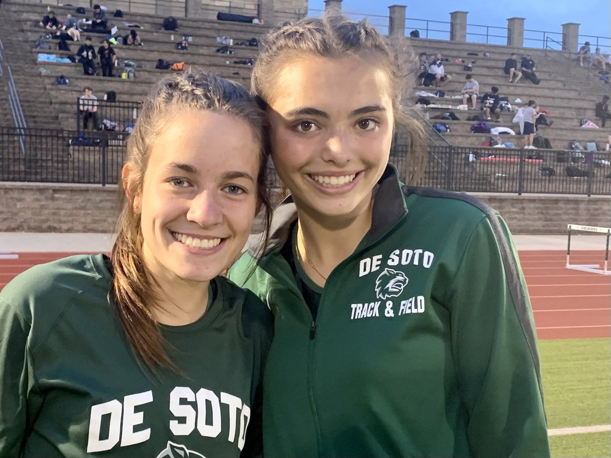 Hope and Brooke break the barrier in the 800m run. Both ran under 2:30!