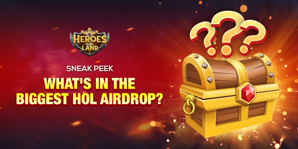 ⚠️ 𝗦𝗡𝗘𝗔𝗞 𝗣𝗘𝗘𝗞: 𝗪𝗛𝗔𝗧'𝗦 𝗜𝗡 𝗧𝗛𝗘 𝗕𝗜𝗚𝗚𝗘𝗦𝗧 𝗛𝗢𝗟 𝗔𝗜𝗥𝗗𝗥𝗢𝗣? ⚠️ 

🔥 Heroes of the Land is cherishing to launch THE BIGGEST HOL AIRDROP ever, promising to offer many attractive and unexpected rewards! 

👉 Read more: t.me/HeroesoftheLan…