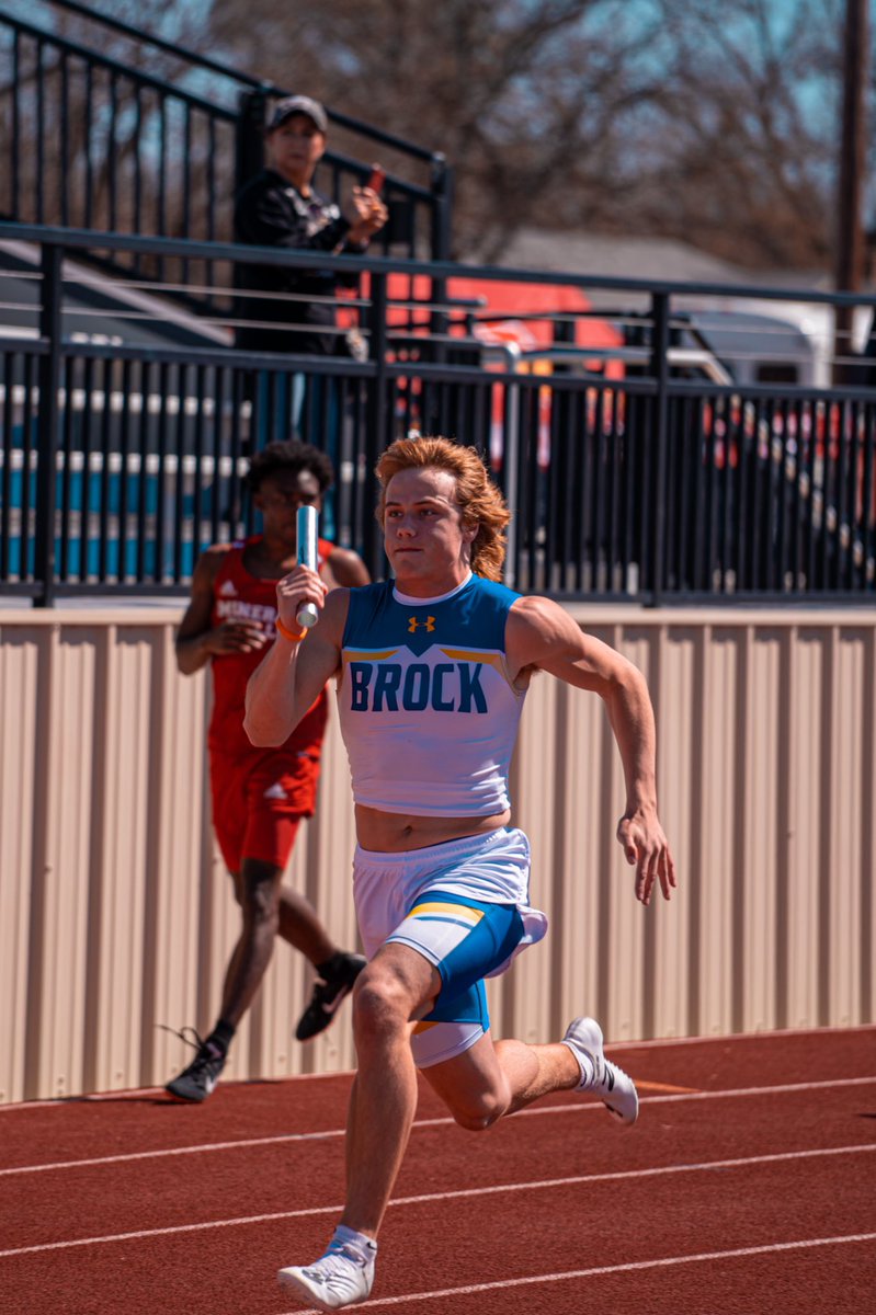 3 Brock Eagles brought down 4 school records yesterday! 
<a href="/nathanjones_88/">Nathan Jones</a> Shot-60’11” Disc-180’9”
<a href="/EliPotts22/">Eli Potts</a> 200m Dash - 21.60
<a href="/BrettTutter22/">Brett Tutter</a> 100m Dash - 10.55
Congrats men! You’ve earned it! <a href="/BrockAthletics/">Chad Massey</a>